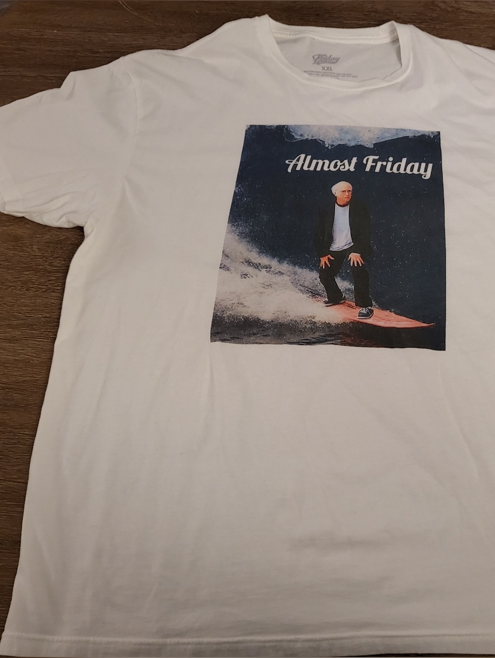 Almosy Friday Surfing Larry David T-shirt